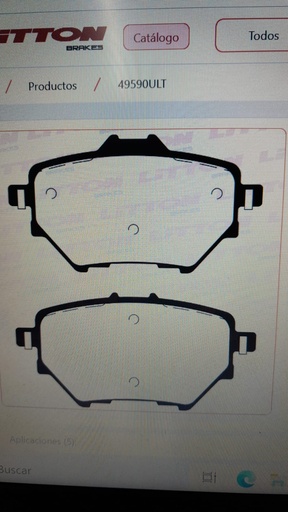 [83769] PASTILLA TRAS C4 P308 P408  14/ ubicacion 1184