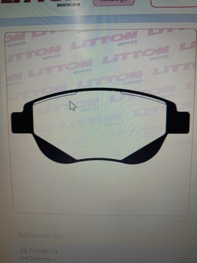 [83813] PASTILLA DEL P2008 C3 10/ DS3 1