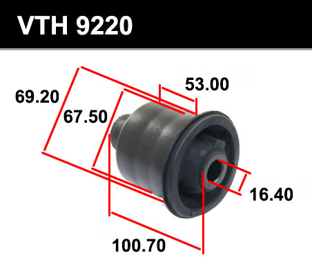 [VT-9220] BUJE EJE TRAS COROLLA 14/18
